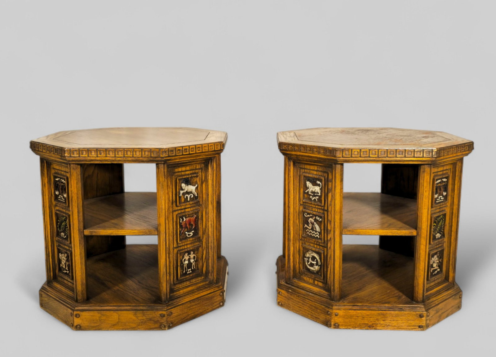 Romweber Viking Oak Three Tier Stands (1 of 8)