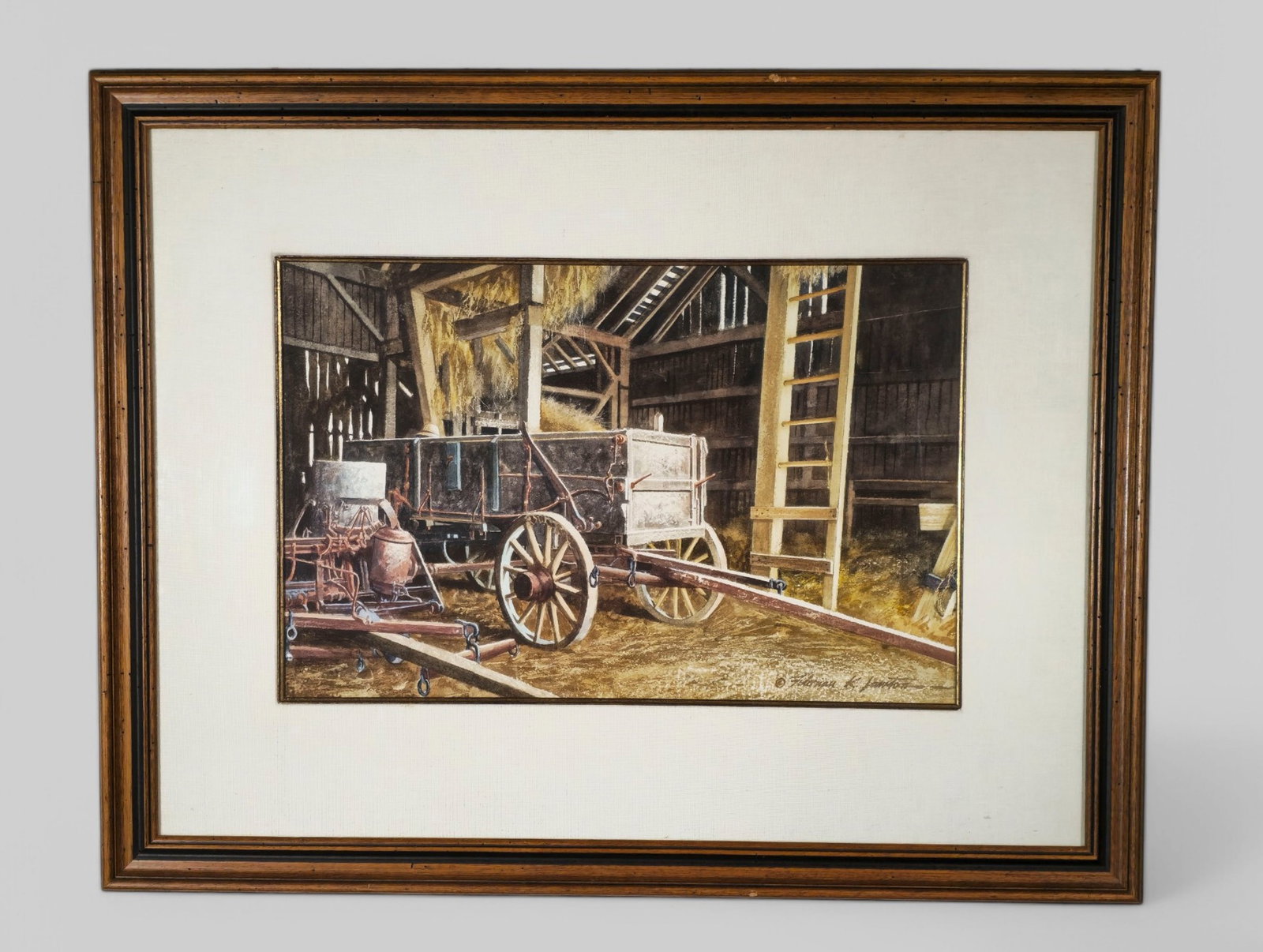 Florian K. Lawton (1921-2011)(Ohio) Watercolor, Jake Miller's Hat (1 of 8)