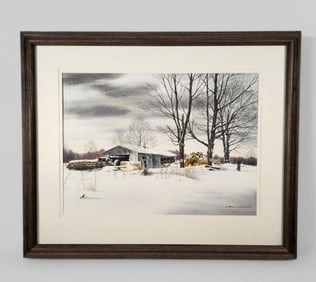 Florian Lawton (1921-2011)(OH) Watercolor  Diversified