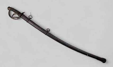 Civil War M1840 Cavalry Battle Sword