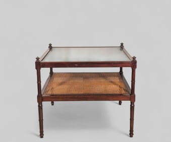 Baker Furniture Co. British Colonial Caned Stand
