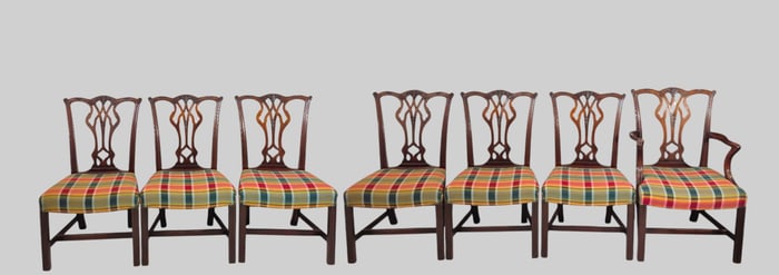 Baker Furniture Co. (Attribution) Mahogany Dining Chairs