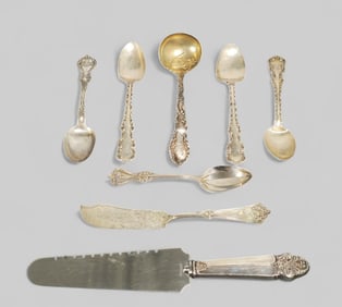 Assembled Sterling Silver Utensil Grouping