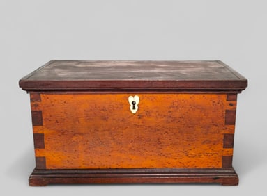 19th Century Dovetailed Hinged Lid Box