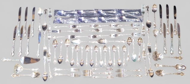 International Sterling "DuBarry" Flatware Set