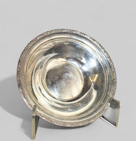 Frank Whiting Pierced Border Sterling Bowl, #668