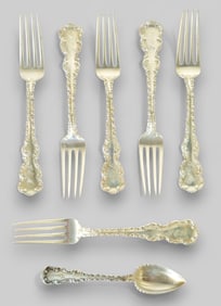 Gorham "Louis XV" Luncheon Forks & Ice Cream Spoon