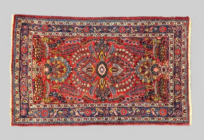 Zoroastrian Sarouk Persian Carpet
