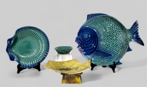 MCM Fish & Shell Serving Trays Plus