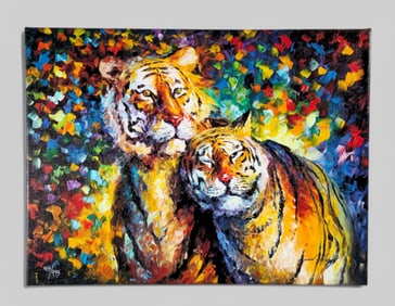 Leonid Afremov (1955-2019) (Russia) Giclee on Canvas "Sweetness"