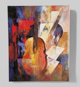 Ara "Arbe" Berberyan (B. 1958) (Russia) Giclee on Canvas "Sonata for Her"