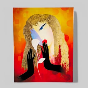Ara "Arbe" Berberyan (B. 1958) (Russia) Giclee on Canvas "The Favorite One"