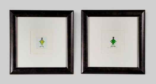 Framed Warner Brothers Limited Edition Etchings "Michigan J. Frog"