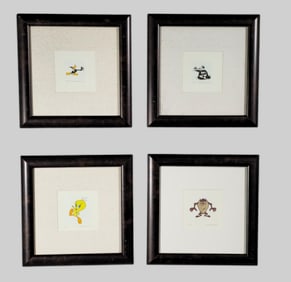 Framed Warner Brothers Limited Edition Etchings
