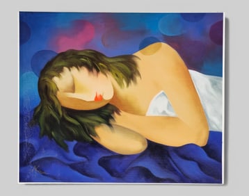 Ara "Arbe" Berberyan (B. 1958) (Russia) Giclee on Canvas "Waves of Emotions"
