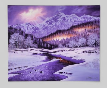 Jon Rattenbury (B. 1966) (England)  Giclee on Canvas "Let There Be Light"