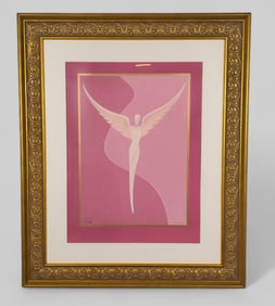 Steven Lavaggi (20th/21st Century) (USA) Lithograph on Paper "Angel of Reconciliation"