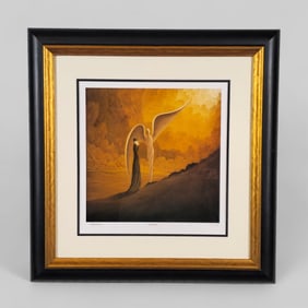 Steven Lavaggi (20th/21st Century) (USA) Lithograph on Paper "Consolation"