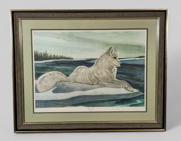 John A. Ruthven (1928 - 2020) (Cincinnati, OH) Print on Paper "Artic Fox" Plate #1