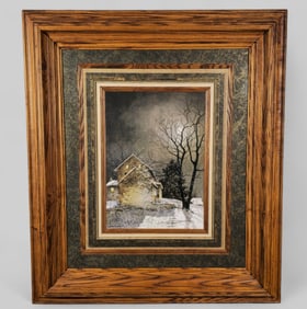 Ray Hendershot (1931- 2019) (PA) Lithograph on Paper "Working Late"
