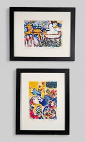 Zamy Steynovitz (1951 - 2000) (Poland) Serigraphs on Paper "Circus of Love" & Christmas