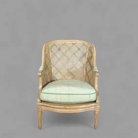 French Provincial Barrel Back Berge