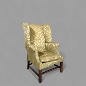 19th Century George III Style Wingback Chair