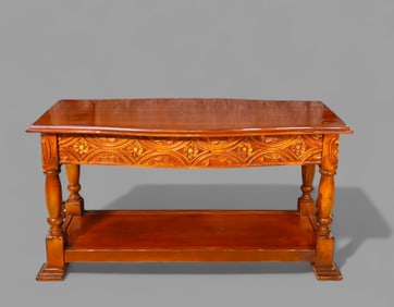 Woodland Rococo Style Console Table