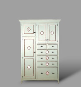 David T. Smith Custom Log Trim Cabinet