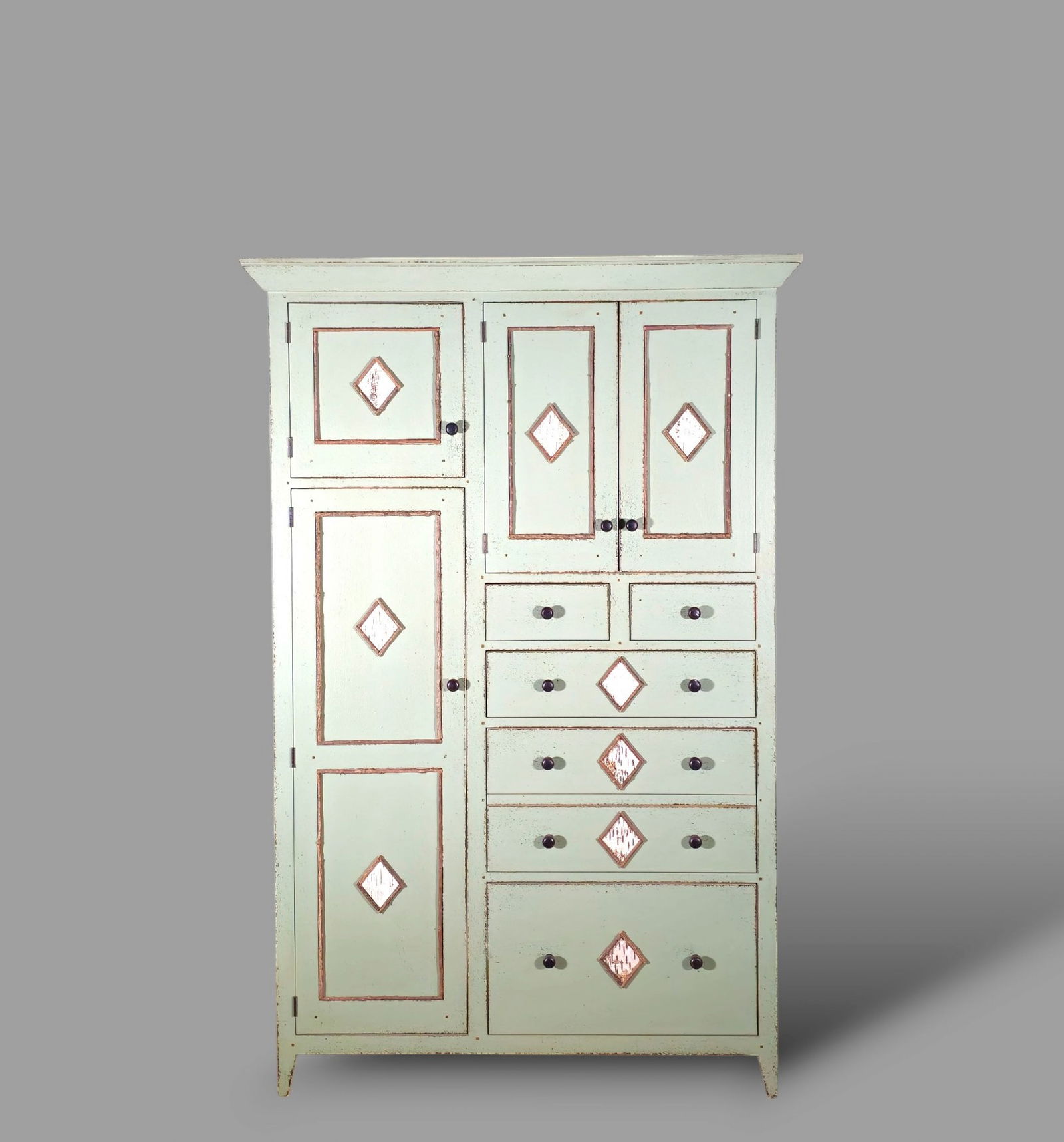 David T. Smith Custom Log Trim Cabinet (1 of 11)