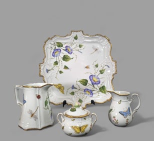 Anna Weatherley Butterfly Porcelain Breakfast Set