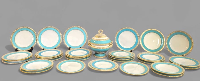 19th Century Old Paris Porcelain Tableware
