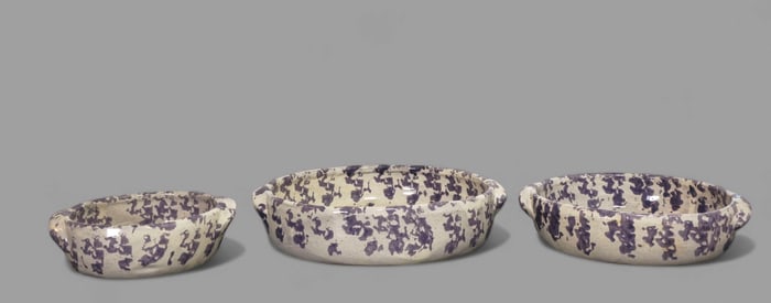 Bybee Spongeware Nesting Casserole Bowls