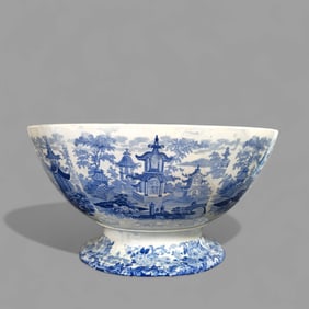 Wedgewood "Willow" Pattern Punch Bowl