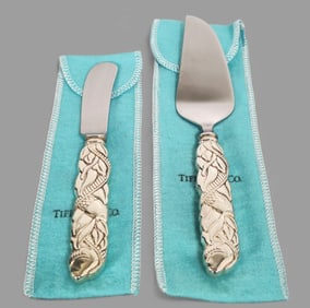 Tiffany & Co. Sterling Cheese Knife & Pate Butter Spreader
