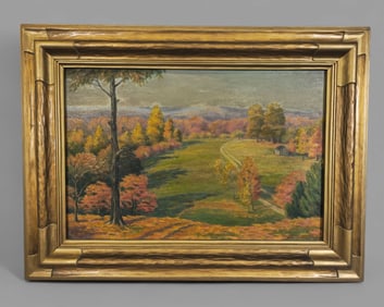 Jacob S. Royer (1883-1959) (Ohio) Oil, Brown County Hills