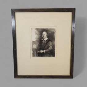 Rembrandt Harmenszoon Van Rijn (1606-1669) (Netherlands, Holland) Etching, Jan Antonides Van Der