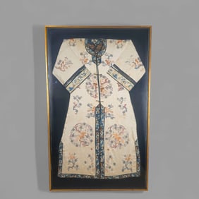 Chinese Republic Period Silk Robe/ Coat