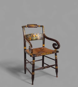 19th Century Hitchcock Armchair