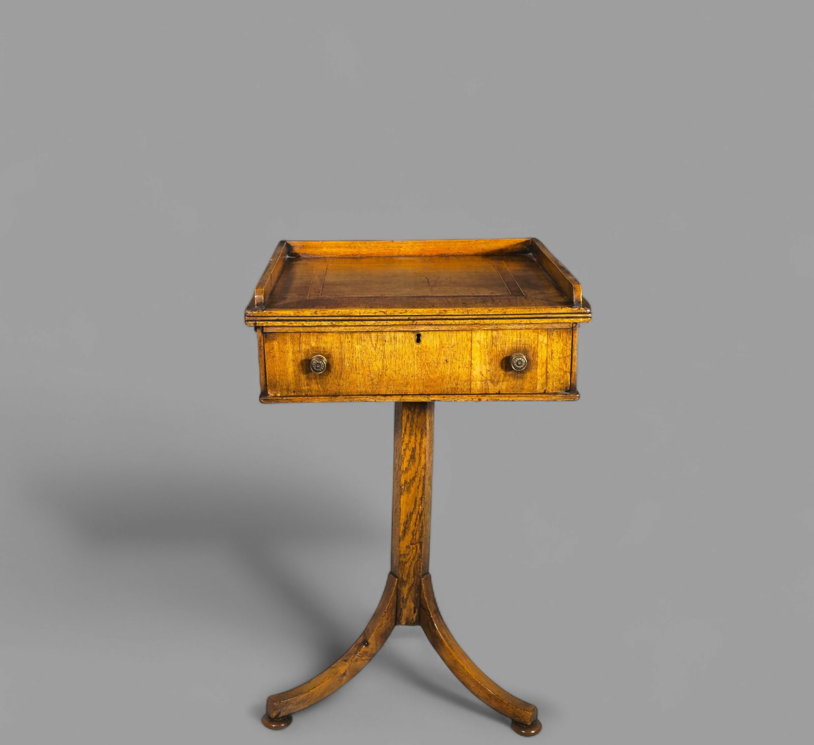 18th Century George III Inlaid Side Table (1 of 11)