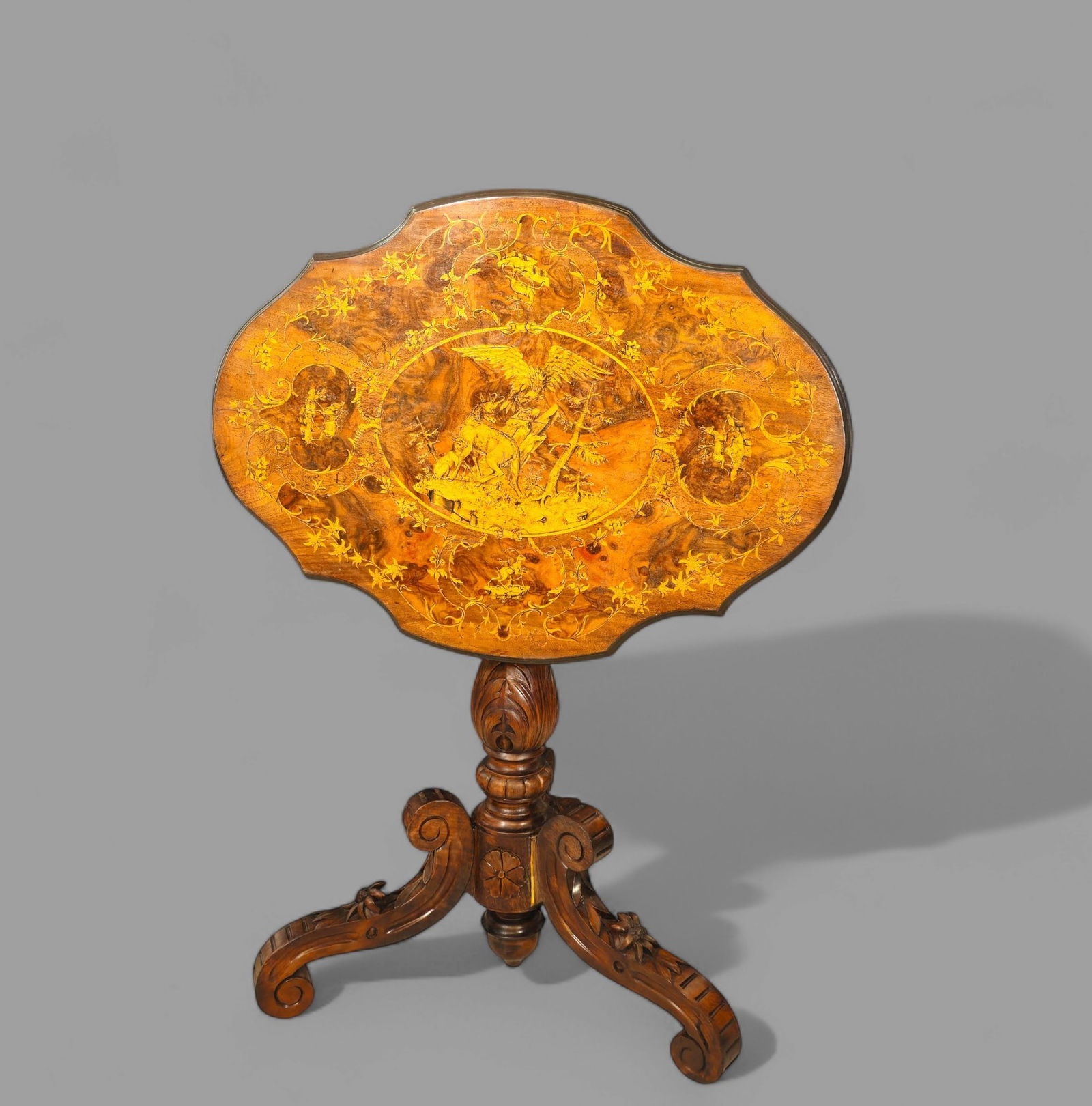 Continental Inlaid Tilt Top Table (1 of 13)