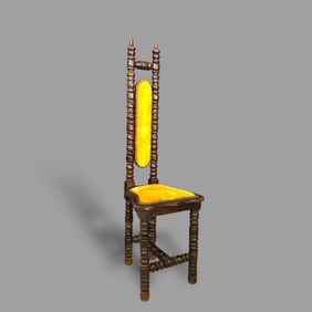 Gothic Jacobean Spanish/ Prayer Hall Chair