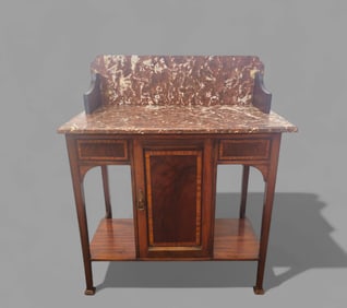 19th Century Marble Top Washstand