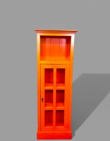 Lacquer Narrow Display Cabinet