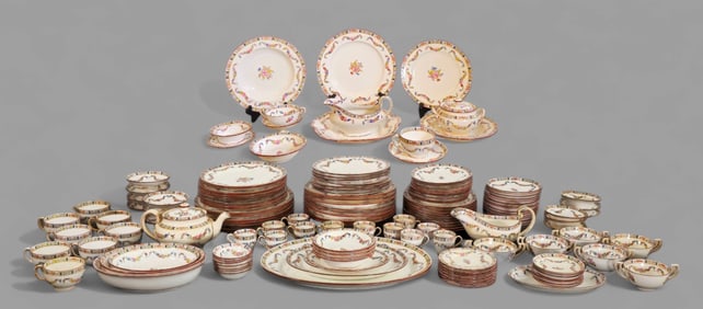 Antique Mitton "Rose" Porcelain Tableware