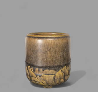 Lorinda Epply Arts & Crafts Rookwood Vase, #1864: Lorinda Epply Arts & Crafts Rookwood Vase, #1864, dated 1911. RP logo, date and shape#1864. Unusual footed base. 4 1/8dia x 5h