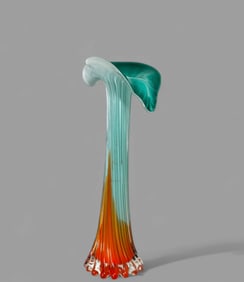 Murano Hand Blown Glass Vase