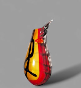 Murano Hand Blown Glass Vase