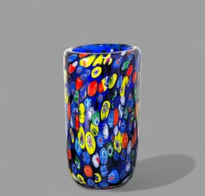 Murano Milleflori Art Glass Vase