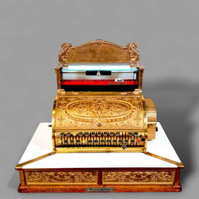 Circa 1910 National Cash Register Double Drawers